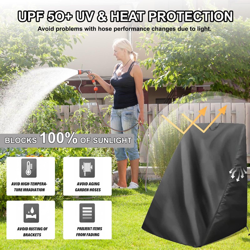 Garden Hose Reel Cover, 26 x 24.8 x 34.6Inch Waterproof