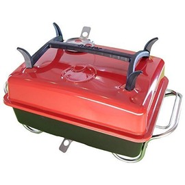 Raptor Grilling's Money Saving, Clean Hands, Large Portable Charcoal Grill -RED- VR10017AA