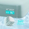 Comfort Spaces Coolmax Moisture Wicking Fitted Sheet ONLY Super Soft,