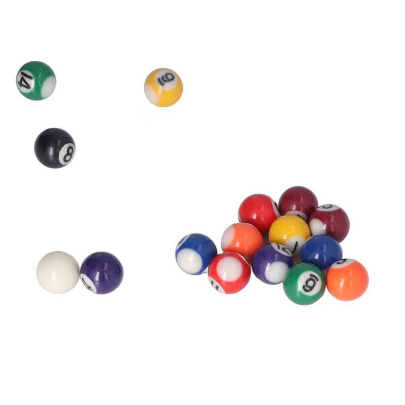 25mm Mini Billiard Ball Complete 16 Balls Set American Style