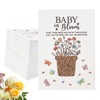 100Pcs Baby in Bloom Baby Shower Party Favor Seed Envelopes