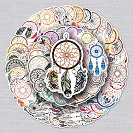 Dream Net Sticker Set 50 Pieces Cute Decoration for Car Laptop Skateboard Bicycle Moped Motorcycle Bicycle Computer Suitable for Adults Children