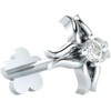 Natural Diamond Flower Nose Ring Sterling Silver Nose Stud in