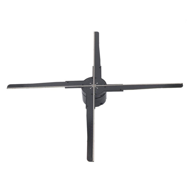 3D Holographic Projector Advertising Display 45cm 4 Blades Fan 2000x510