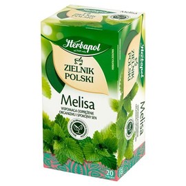 HERBAPOL HERBATA MELISA (20tb*2g) 40G - LEMON BALM HERBAL TEA (pack of x6 pcs)