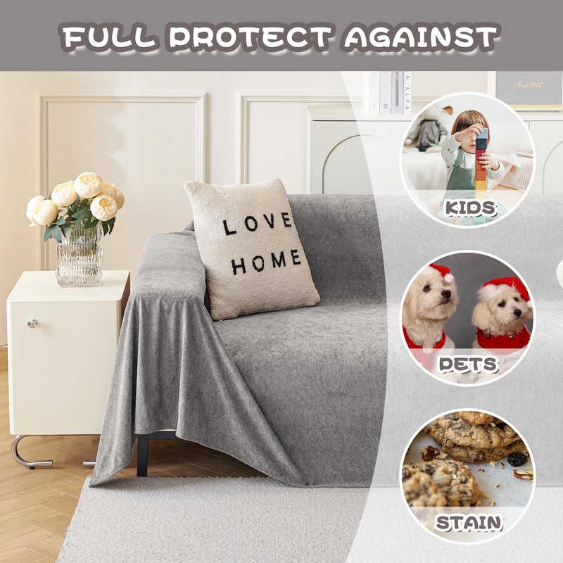 MYSKY HOME Couch Covers, Couch Cover 3 Cushion Sofa, Couch