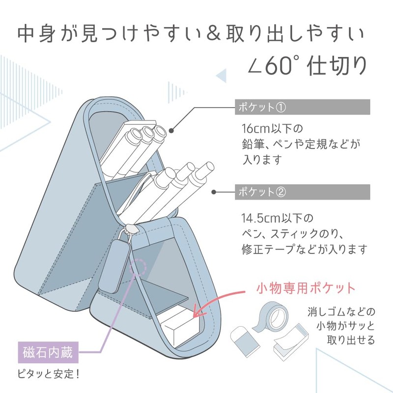 Sonic Pen Case, Cakusta, Blue