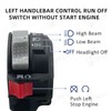 M MATI Left Handlebar Control Engine Run Off Headlight Switch