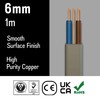 Primes DIY Electric Socket wire cable 6mm Twin and Earth
