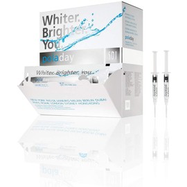 Poladay 6% 3gram Teeth Whitening Bleaching Gel | 3 Syringes | Shade Guide and Instructions