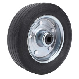 Trailer Jack Wheel Replacement, 6 Inch Rubber Transmission Jacks Caster with 1100lbs Capacity, 43mm Rim Oil Proof High Strength Trailer Jack Caster for RV Trailer Jack (Black)