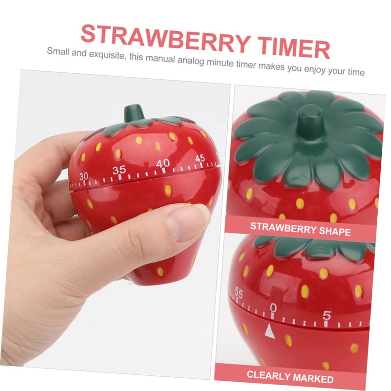 SHOWERORO Fruit Shape Mechanical Countdown Timer for Home Baking Cooking