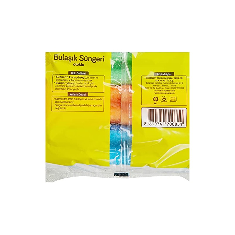 Koroplast Flushing Sponge Slotted Pack of