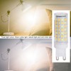 6pcs 90LED G9 Light Bulb 9W 220V Dimmable Soft Warm