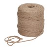 200m Natural Jute Twine 3mm Dia 4 Strand Safety Protective