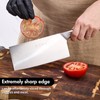SHI BA ZI ZUO 8-inch Professional Cleaver - Stainless Steel