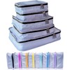 Cubos Organizadores de Equipaje mumi (5 Set) (Negro)