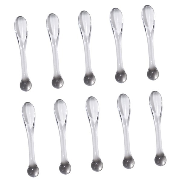FRCOLOR Mini Makeup Scoop Spatulas 10pcs Set Facial Spoons for