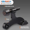KOVOSCH 10 Pack Hinge Pin Door Stopper Black - Adjustable