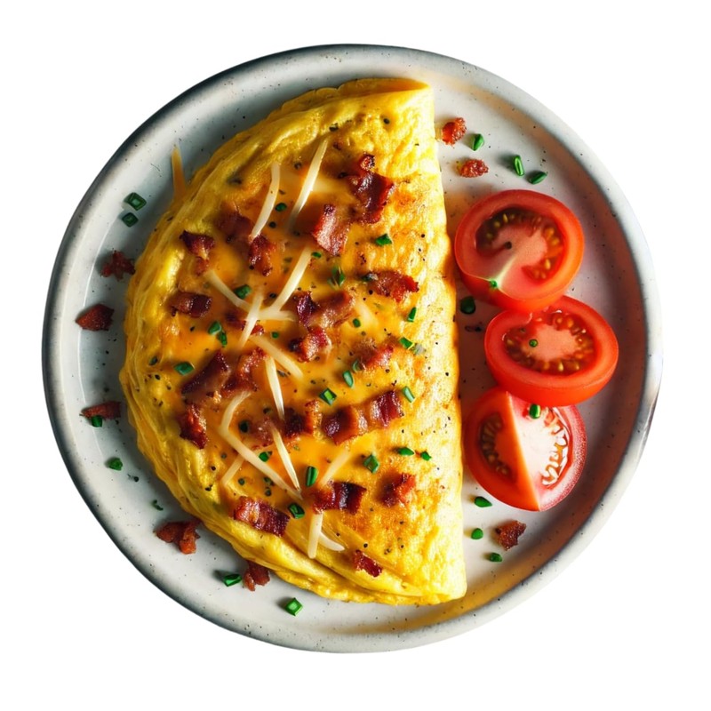 Nutmeg State Nutrition - High Protein Bacon Cheese Omelette Mix,