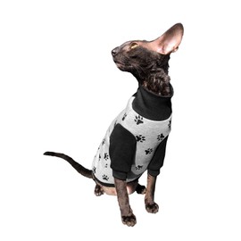 Kotomoda Sphynx Cat's winter sweater HappyPaws Naked Cat Hairless Cat Clothes (L)