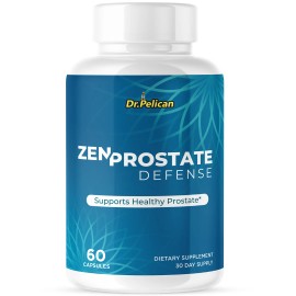 Pelican Vitamins Zen Prostate Defense- Prostate Support- 60 Capsules