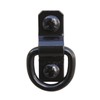 (Pack of 6) Black 3/8inch D Ring Tie Down Anchor