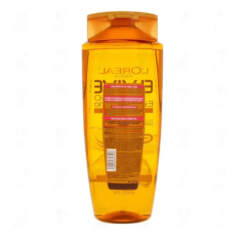 Shampoo L'Oréal Paris Elvive Óleo extraordinario de 680mL