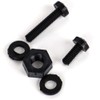Multifunction fasteners black/white M2/M2.5/M3/M4/M5 Nylon screw kit, nylon nut, industrial