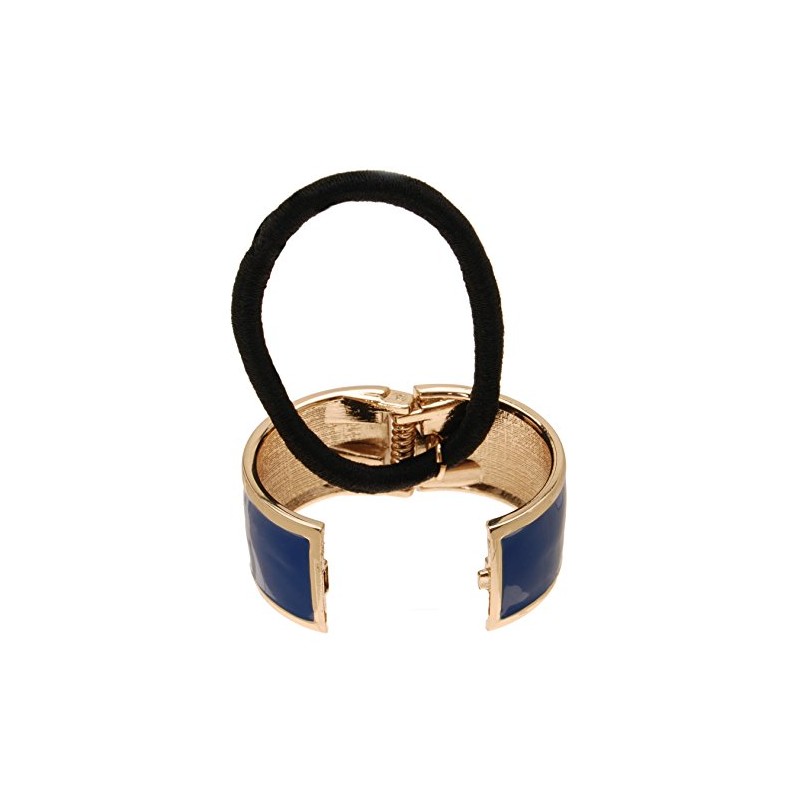L. Erickson Atelier Enamel Cuff Pony - Navy/Gold by L.