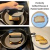 Evelots Cast Iron Burger Press - Heavy Duty Pre-Seasoned Burger
