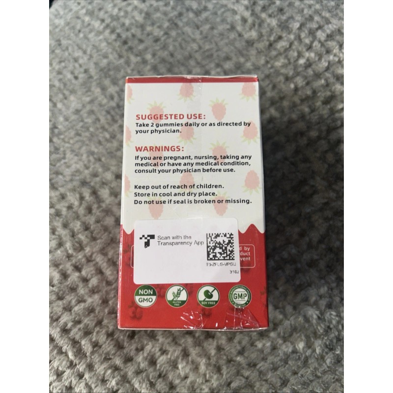 Magnesium Glycinate Gummies 450mg - 90 Vegan Gummies Sugar Free