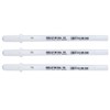 Sakura Gelly Roll 3 x Bright White pens in case,