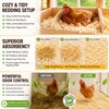 Eyaeyao 16 oz Natural Pine Shavings, Absorbent Chicken Coop Bedding