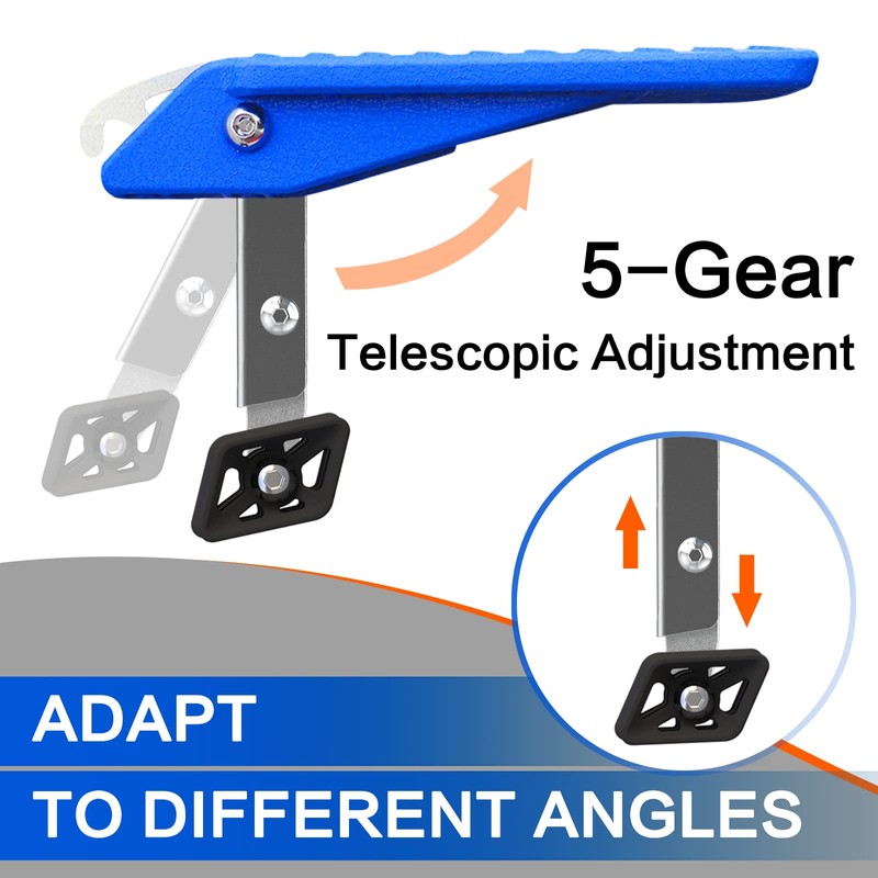 TOOENJOY Universal Car Door Step with 5 Gear Adjustment/No Assembly,