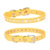 Serijoars Puppy Dog Collar with Crystal Diamond Colorful Bling Girl