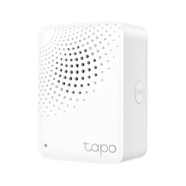 TP-Link Tapo Smart Hub with Built-in Chime, REQUIRES 2.4GHz Wi-Fi, Reliable Long-Range Connections with Tapo Sensors, Sub-1G Low-Power Wireless protocol, Connect up to 64 smart devices. Tapo H100