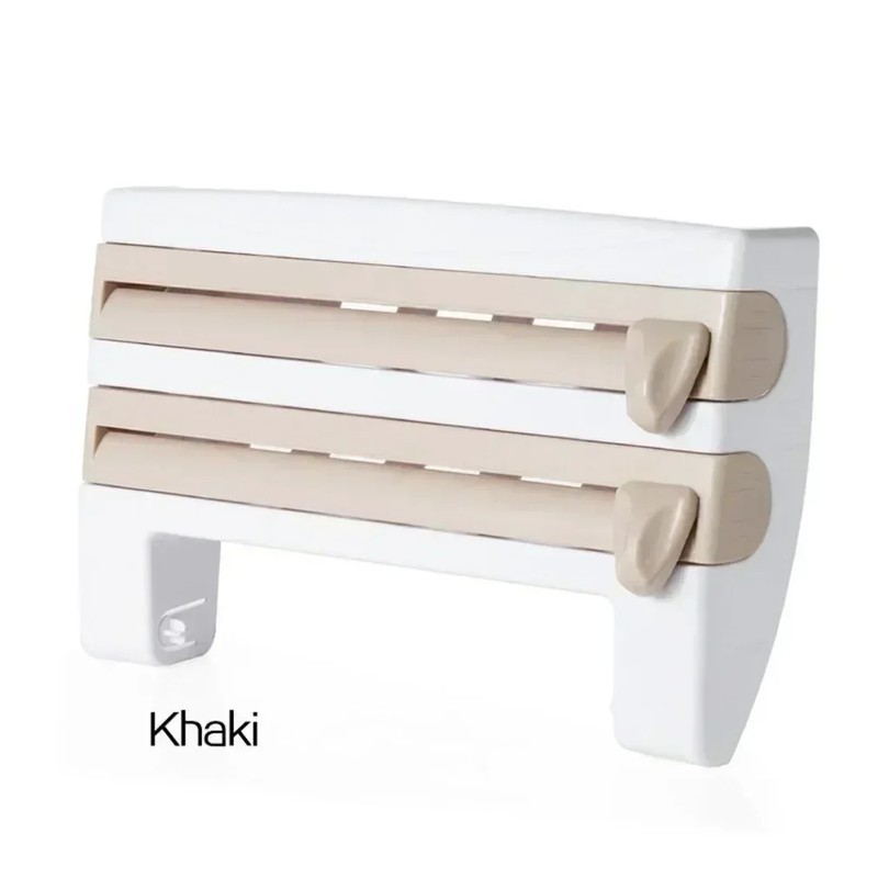 Kitchen Wrap Dispenser & Cutter for Cling Film and Foil