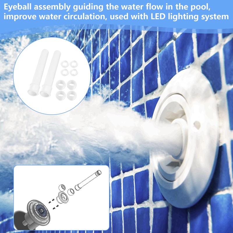 Earthtec 590135 Eyeball Assembly Kit Parts Compatible with Pentair 2