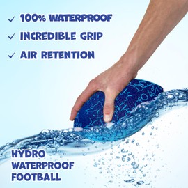 BAMMAX Waterproof Football, 6.5 inch Size, Durable & Double Laced, Perfect for Beach Accessories, Kids Games, Pool Toys for Kids 3+ Years, Outdoor Games, All-Weather Indoor & Outdoor Play