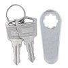 Zinc Alloy Cabinet Door Password Coded Lock with Keys for