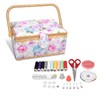 Navaris Sewing Box Sewing Box Sewing Case for Handmade -