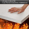 BXI Ceramic Fiber Thermal Insulation Board(1500°C) - 30cmx20cm, Thickness: 2cm,