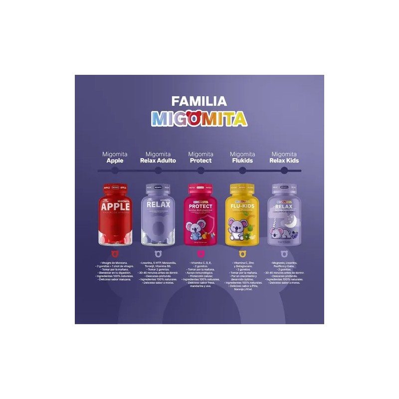 Migomita Relax Adulto Gomitas 180g