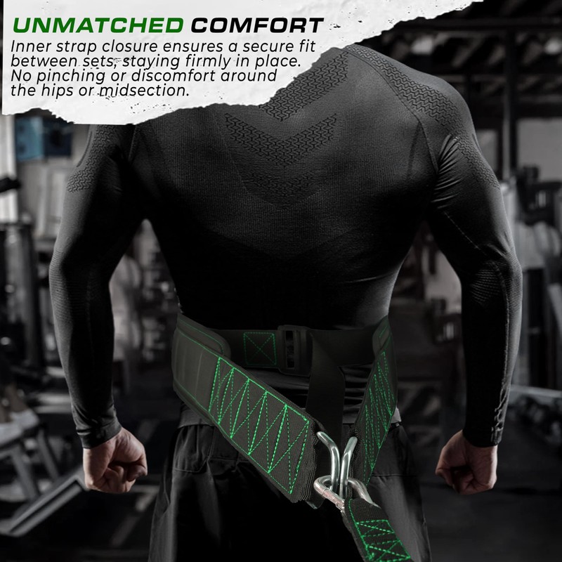 Sled Pulling Belt with Adjustable Closure, 2 Sled Pulling Straps