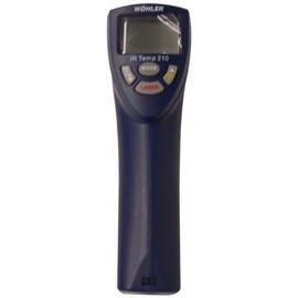 Wohler 6612 IR Temp 210 Non-contact Infrared Thermometer, 10:1 Measurement Focus Ratio