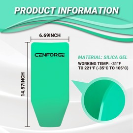 Cenforge Flexible Oil Funnel Reusable, Oil Change Draining Tool Spill-Free, Form a Funnel, for Oil Draining and Oil Filling (Color: Green)