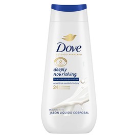 Dove Jabn Lquido Corporal Nutricin Profunda, para una piel con ms suavidad e hidratacin al instante 225 ml