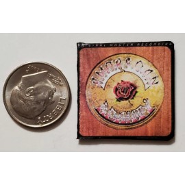 Dollhouse Miniature Record Album 1" 1/12  Rock Grateful Dead American Beauty