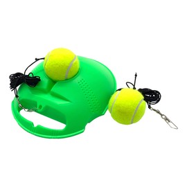 TaktZeit Tennis Trainer Rebound Baseboard Self Tennis Training Equipment Tennis Practice Rebounder with 2 String Balls